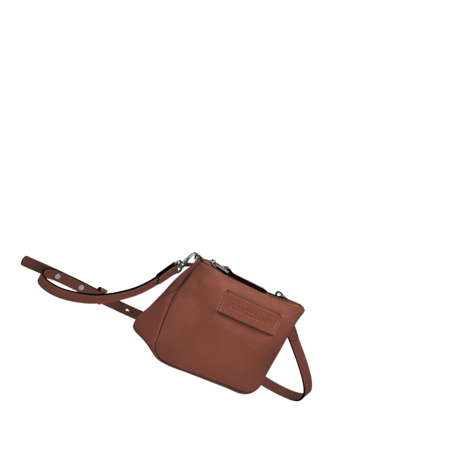 Longchamp 3D Crossbody Veske Dame Brune | NO-QB2167