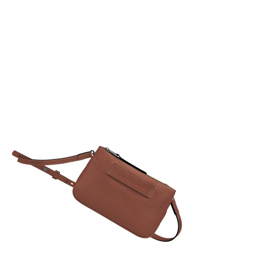 Longchamp 3D Crossbody Veske Dame Brune | NO-QB2167