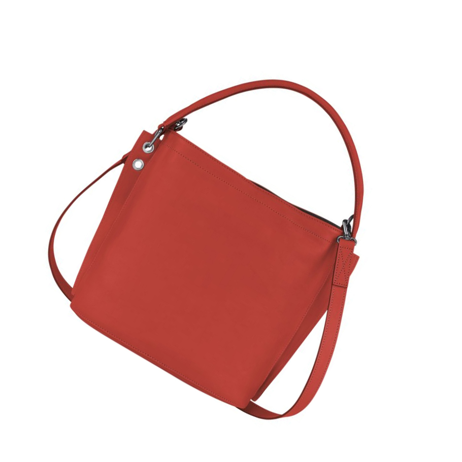 Longchamp 3D Crossbody Veske Dame Rød | NO-CZ3918