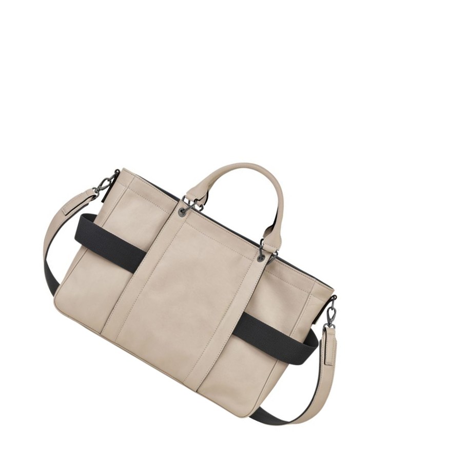 Longchamp 3D Sangle M Håndveske Dame Beige | NO-SL6013