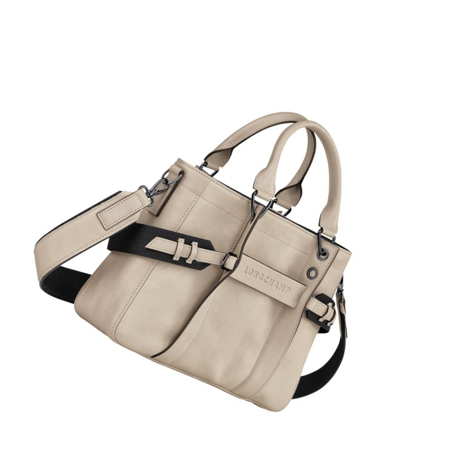 Longchamp 3D Sangle S Håndveske Dame Beige | NO-VO1562