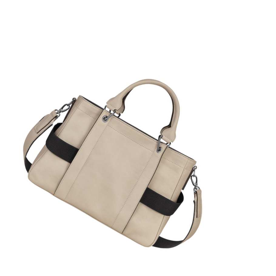 Longchamp 3D Sangle S Håndveske Dame Beige | NO-VO1562