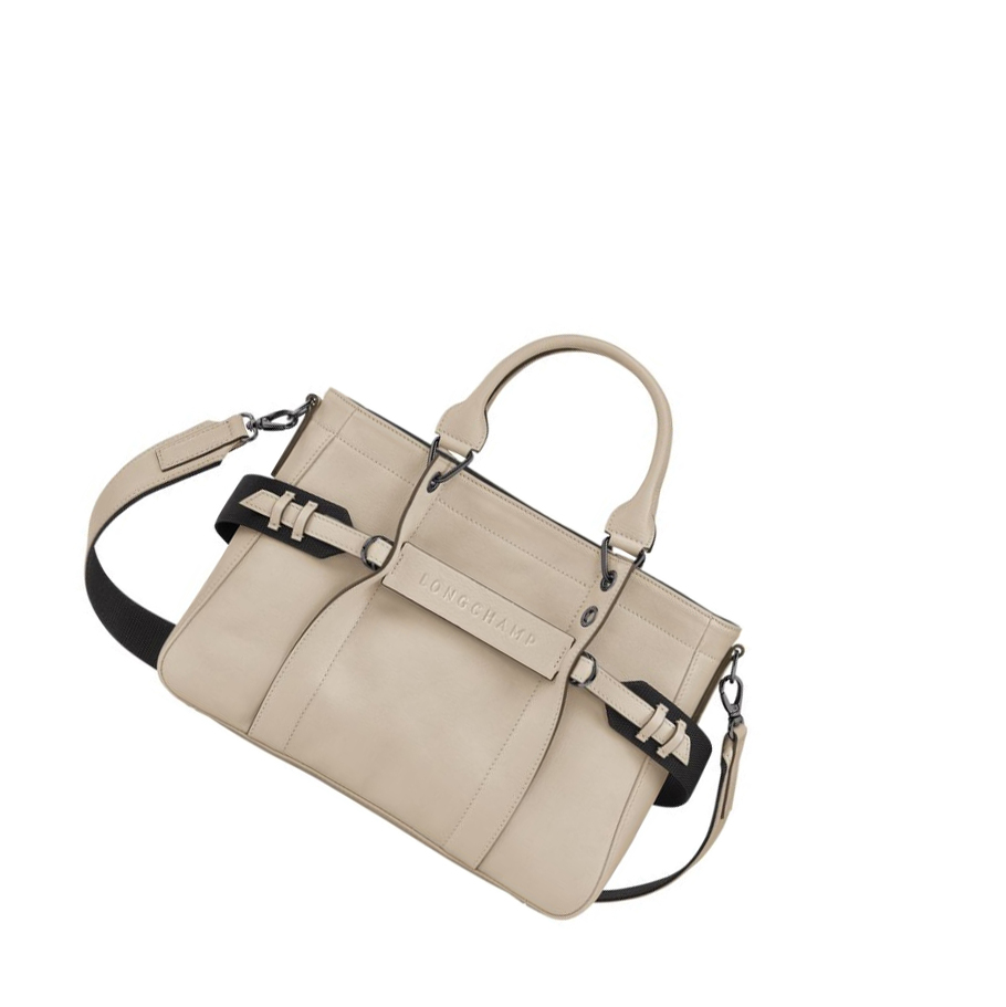 Longchamp 3D Sangle S Håndveske Dame Beige | NO-VO1562