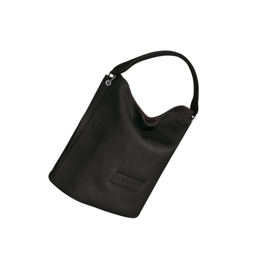 Longchamp 3D Skulderveske Dame Svarte | NO-UN8901