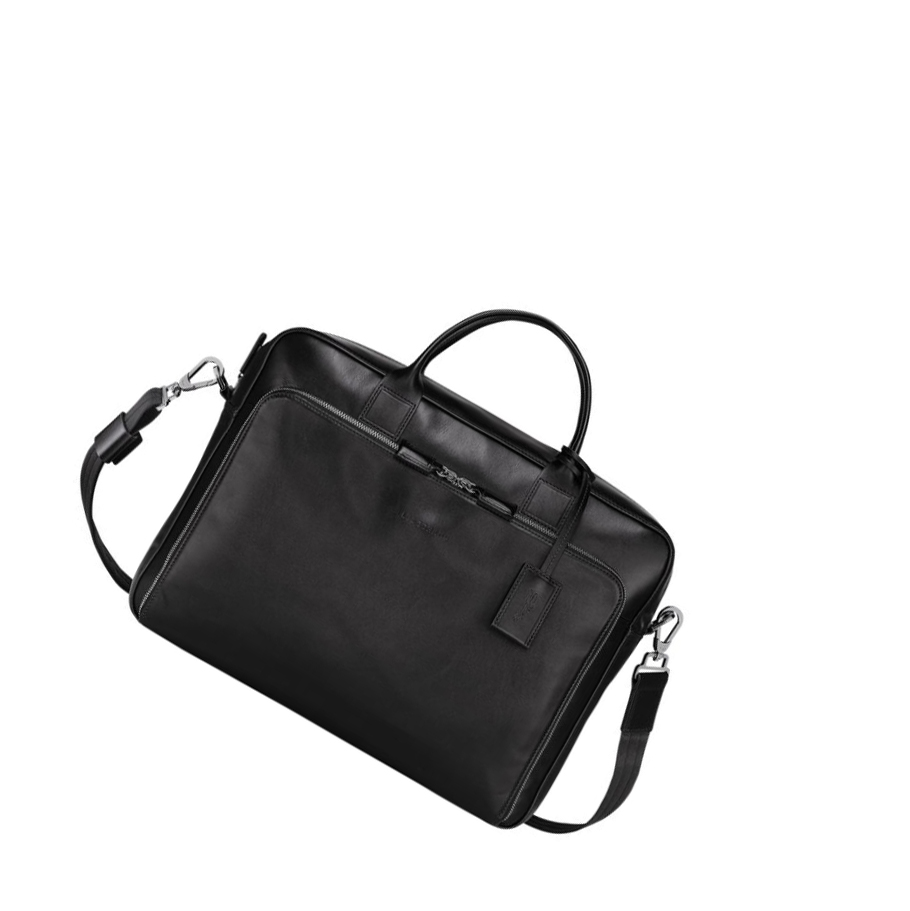 Longchamp Baxi L Kofferter Herre Svarte | NO-BD5403