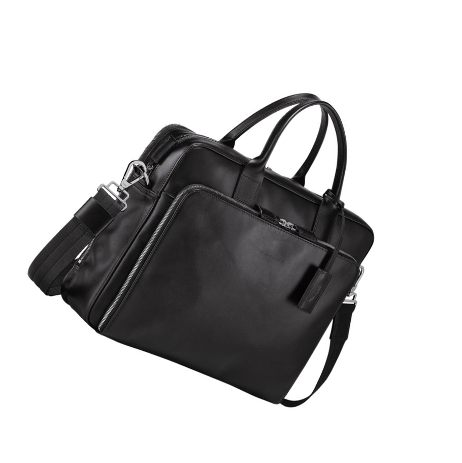 Longchamp Baxi M Kofferter Herre Svarte | NO-ML5961