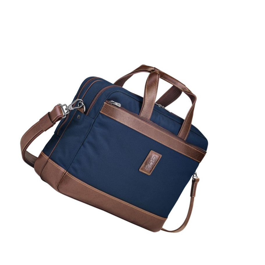 Longchamp Boxford L Kofferter Herre Marineblå | NO-ZJ6127