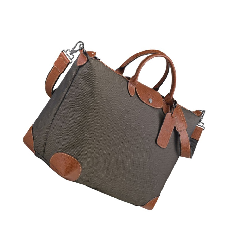 Longchamp Boxford L Reiseveske Dame Brune | NO-DH0563