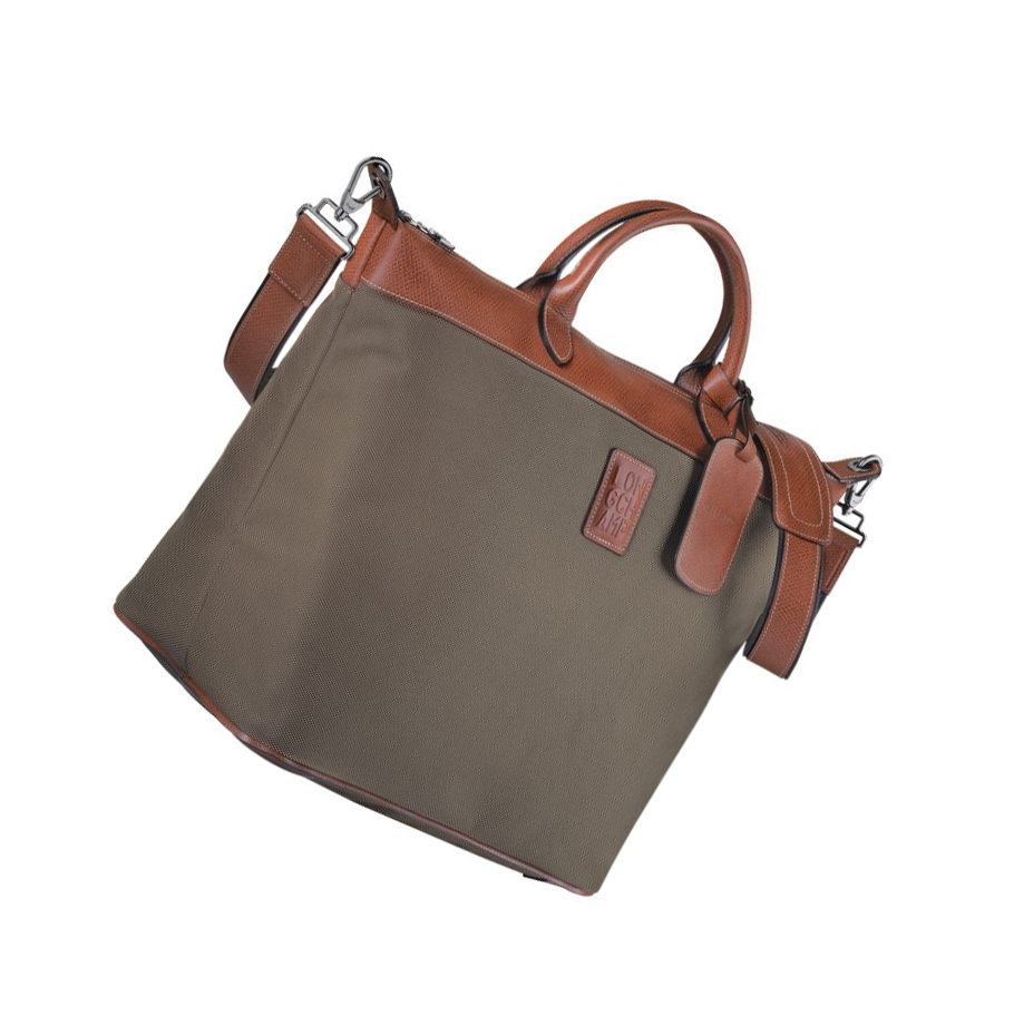 Longchamp Boxford Reiseveske Dame Brune | NO-BS2738