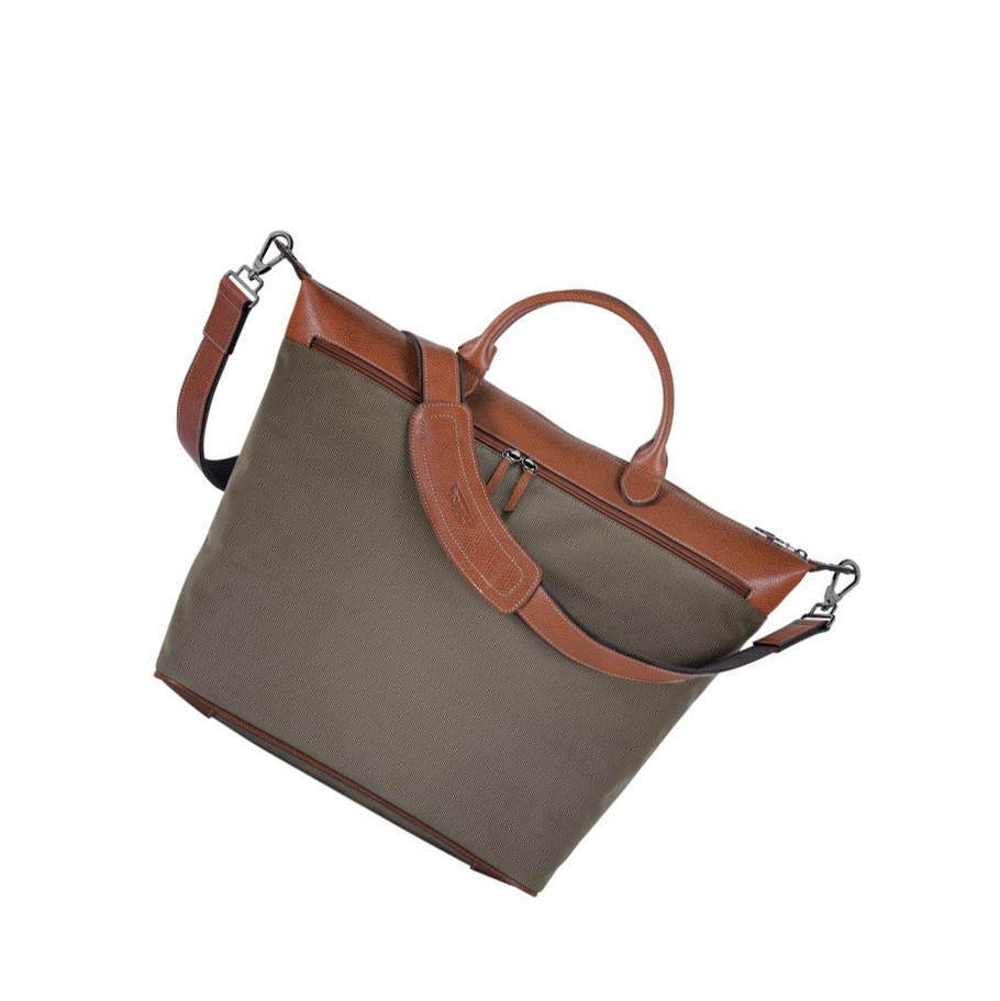 Longchamp Boxford Reiseveske Dame Brune | NO-BS2738