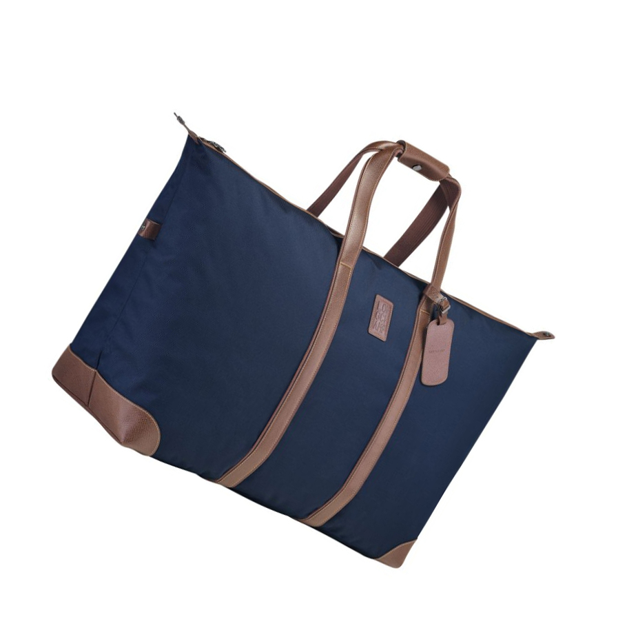 Longchamp Boxford Reiseveske Dame Marineblå | NO-PF9628