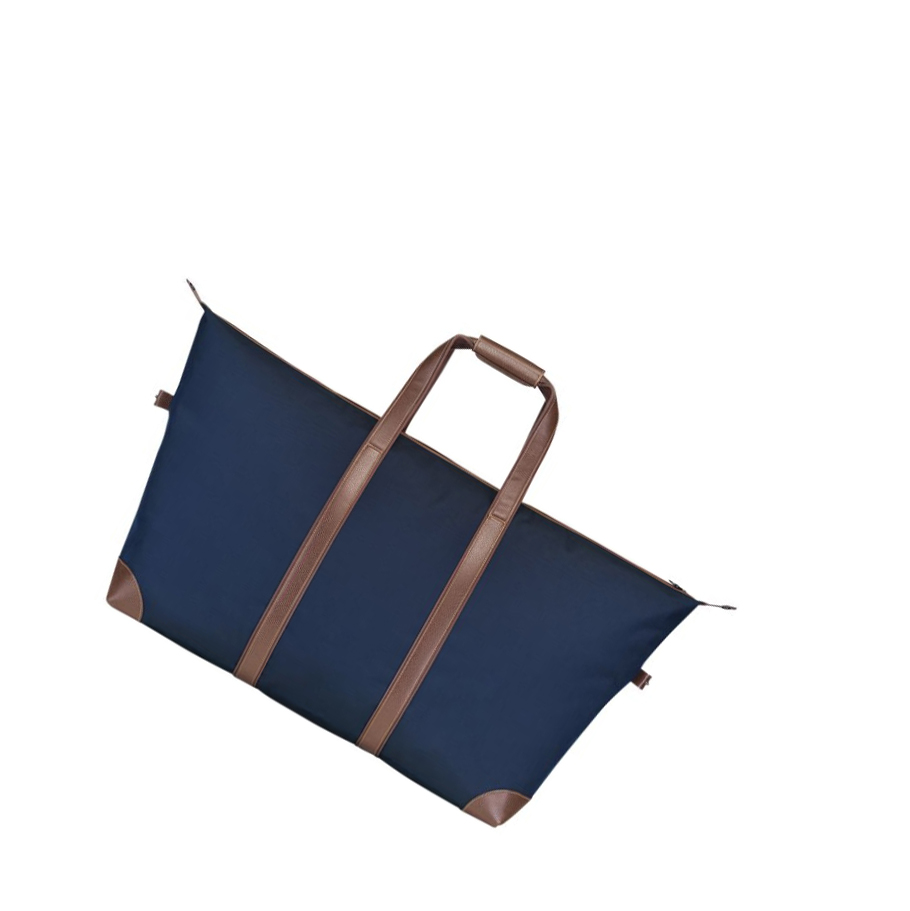 Longchamp Boxford Reiseveske Dame Marineblå | NO-PF9628