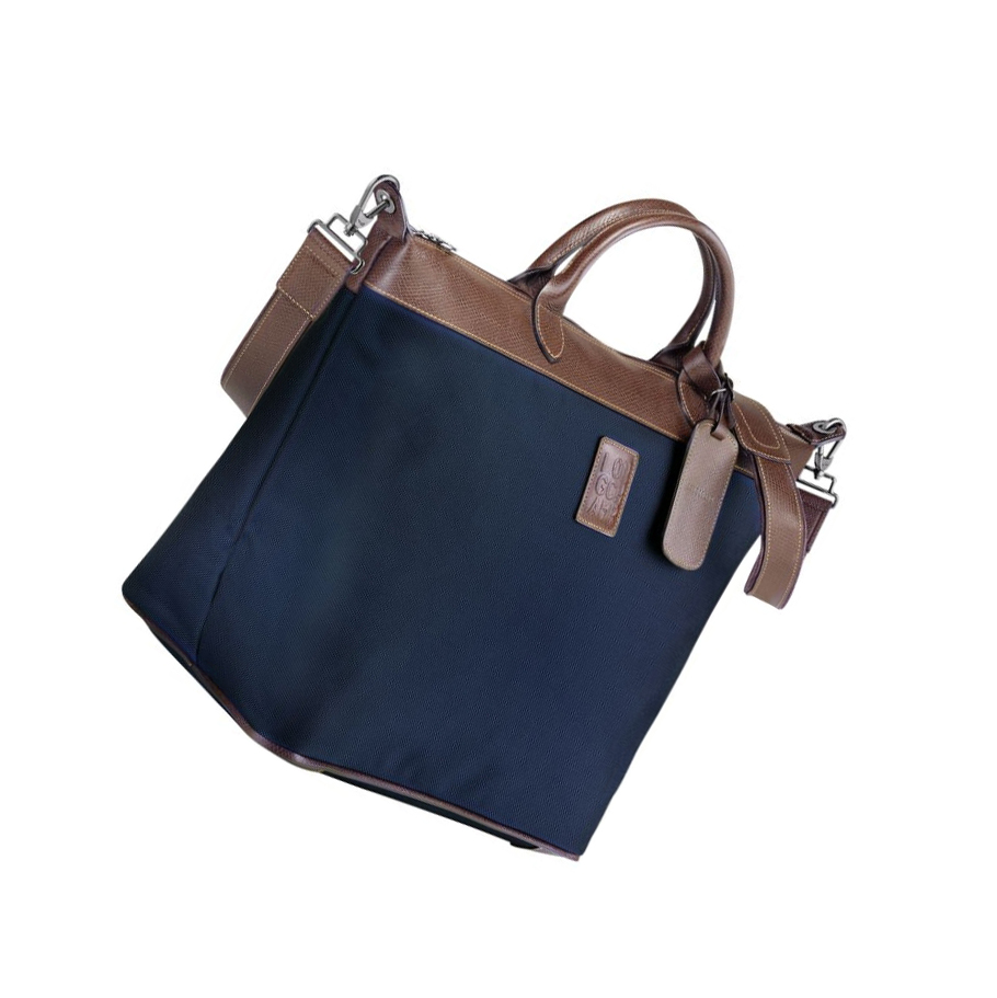 Longchamp Boxford Reiseveske Dame Marineblå | NO-SQ2867