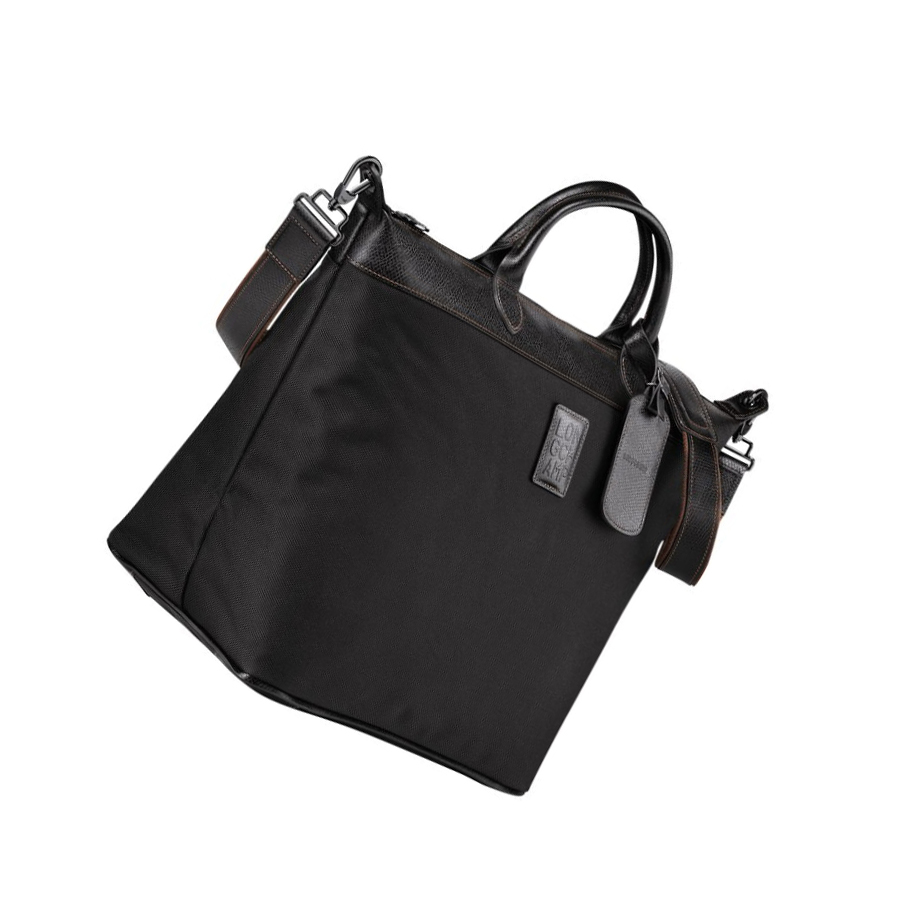 Longchamp Boxford Reiseveske Dame Svarte | NO-DC9257