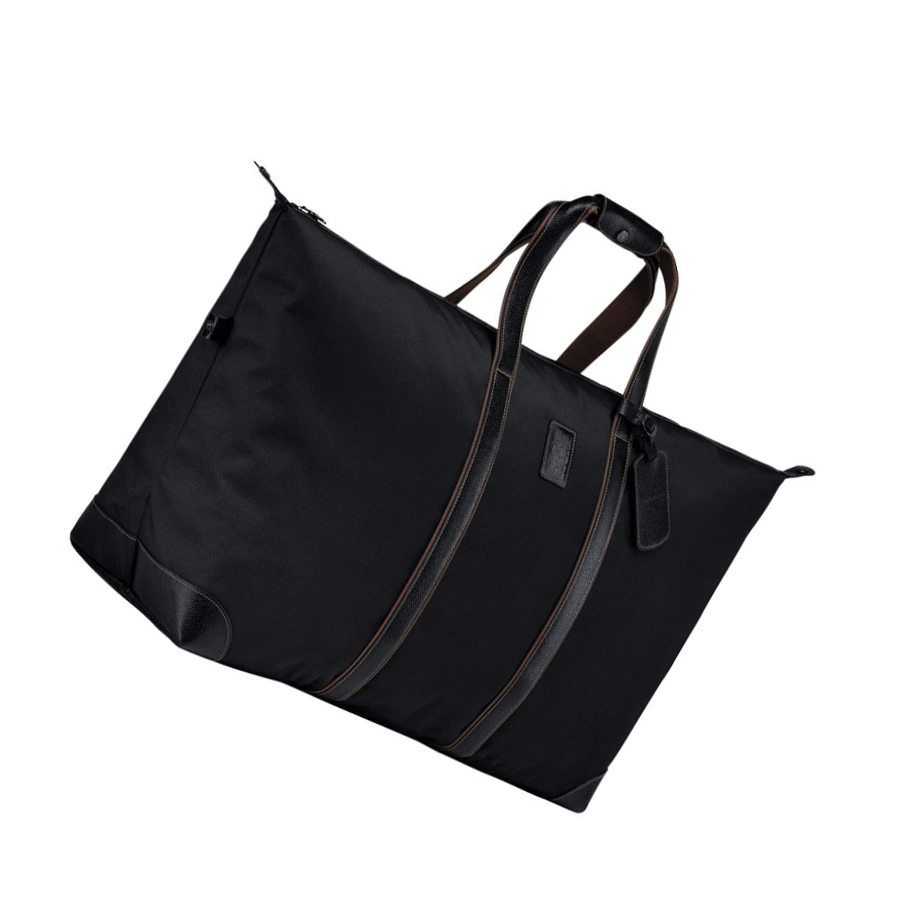 Longchamp Boxford Reiseveske Dame Svarte | NO-QD1608