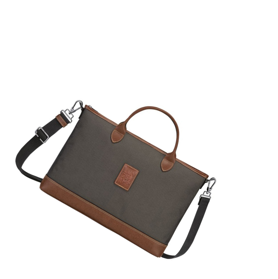 Longchamp Boxford S Kofferter Herre Brune | NO-DT6204