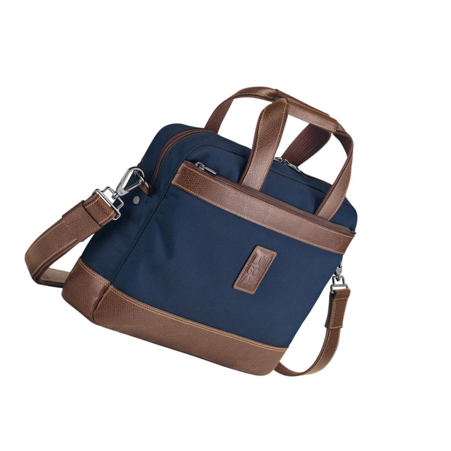 Longchamp Boxford S Kofferter Herre Marineblå | NO-UA9736