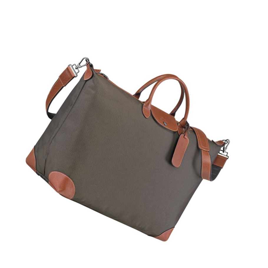 Longchamp Boxford XL Reiseveske Dame Brune | NO-LO1574