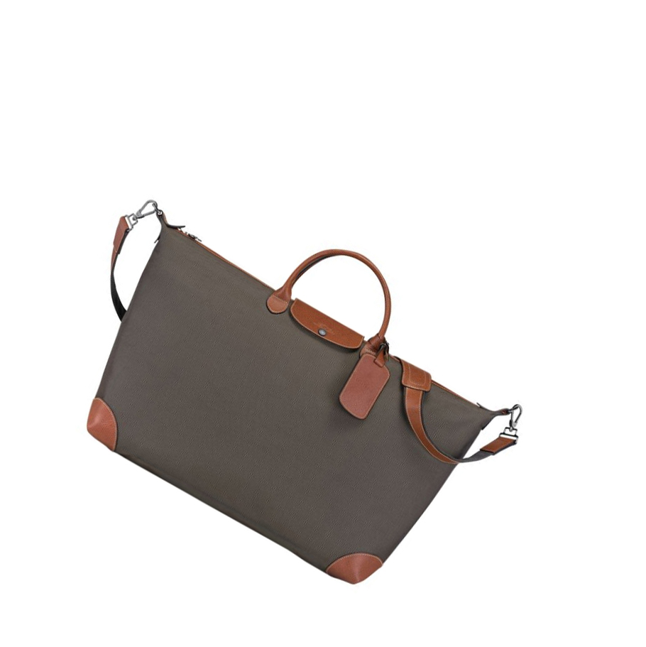 Longchamp Boxford XL Reiseveske Dame Brune | NO-LO1574