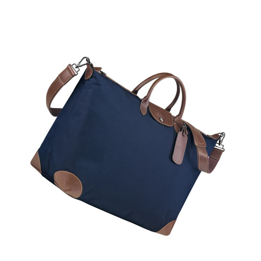 Longchamp Boxford XL Reiseveske Dame Marineblå | NO-AU0817