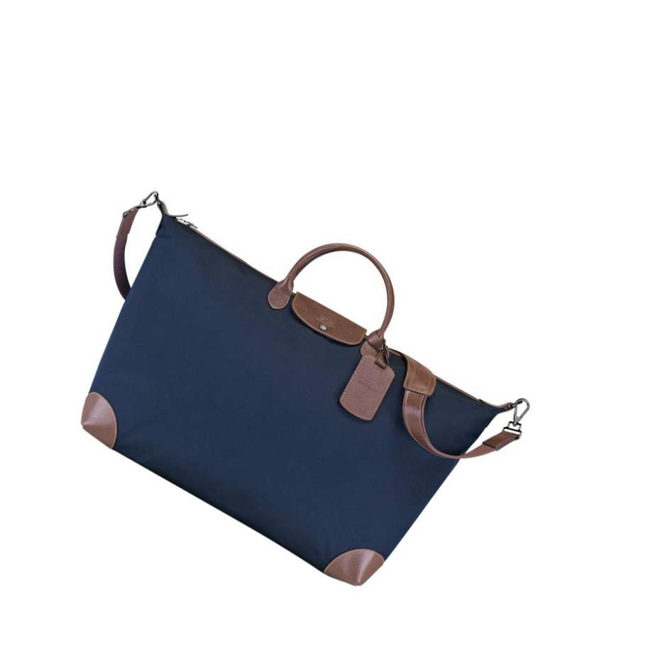 Longchamp Boxford XL Reiseveske Dame Marineblå | NO-AU0817