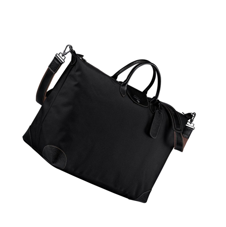 Longchamp Boxford XL Reiseveske Dame Svarte | NO-CM6534