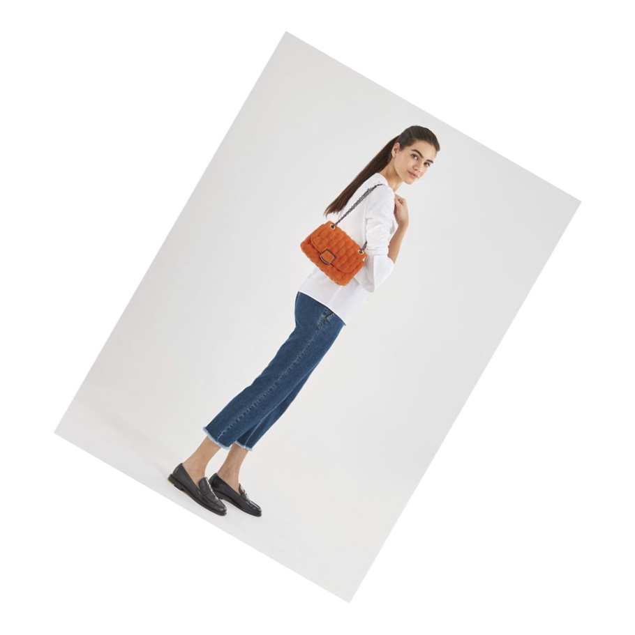 Longchamp Brioche Eponge S Crossbody Veske Dame Oransje | NO-SE5034