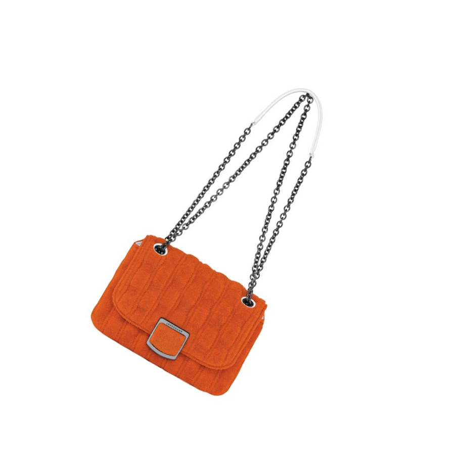 Longchamp Brioche Eponge S Crossbody Veske Dame Oransje | NO-SE5034