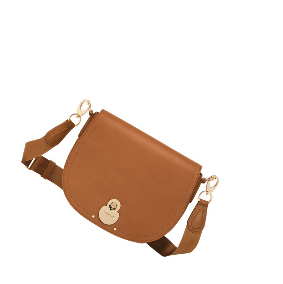 Longchamp Cavalcade M Crossbody Veske Dame Beige | NO-BW0342