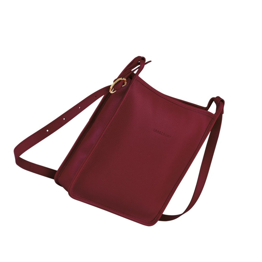 Longchamp Le Foulonné L Crossbody Veske Dame Rød | NO-ED8976