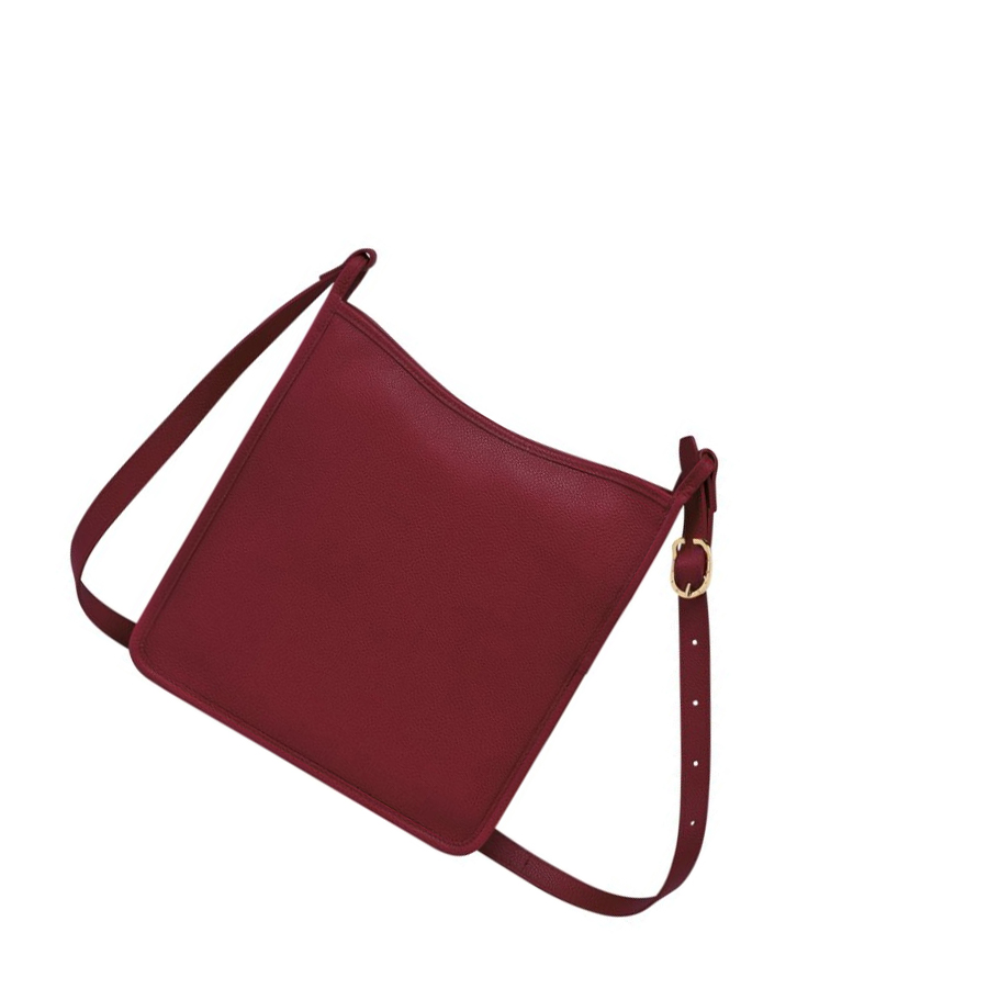 Longchamp Le Foulonné L Crossbody Veske Dame Rød | NO-ED8976