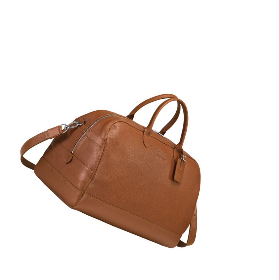 Longchamp Le Foulonné L Reiseveske Dame Brune | NO-BA9027