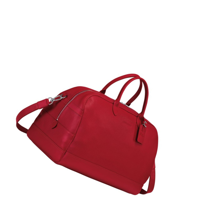 Longchamp Le Foulonné L Reiseveske Dame Rød | NO-RI3482