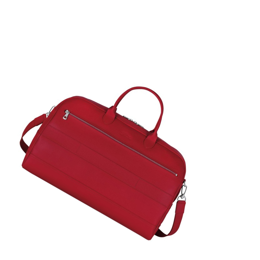 Longchamp Le Foulonné L Reiseveske Dame Rød | NO-RI3482