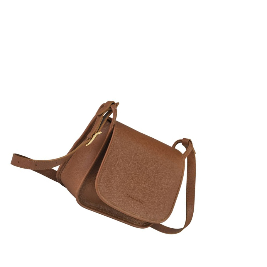 Longchamp Le Foulonné M Crossbody Veske Dame Brune | NO-VT6429