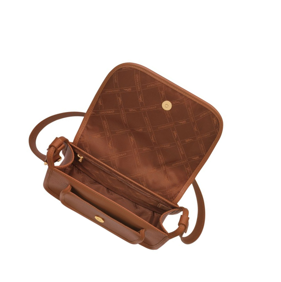 Longchamp Le Foulonné M Crossbody Veske Dame Brune | NO-VT6429