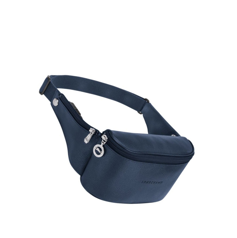 Longchamp Le Foulonné Midjeveske Dame Marineblå | NO-EJ0536