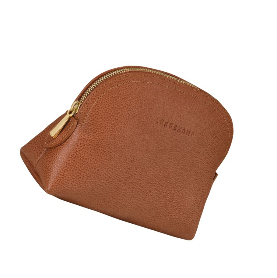 Longchamp Le Foulonné Pouches Dame Brune | NO-NU9375