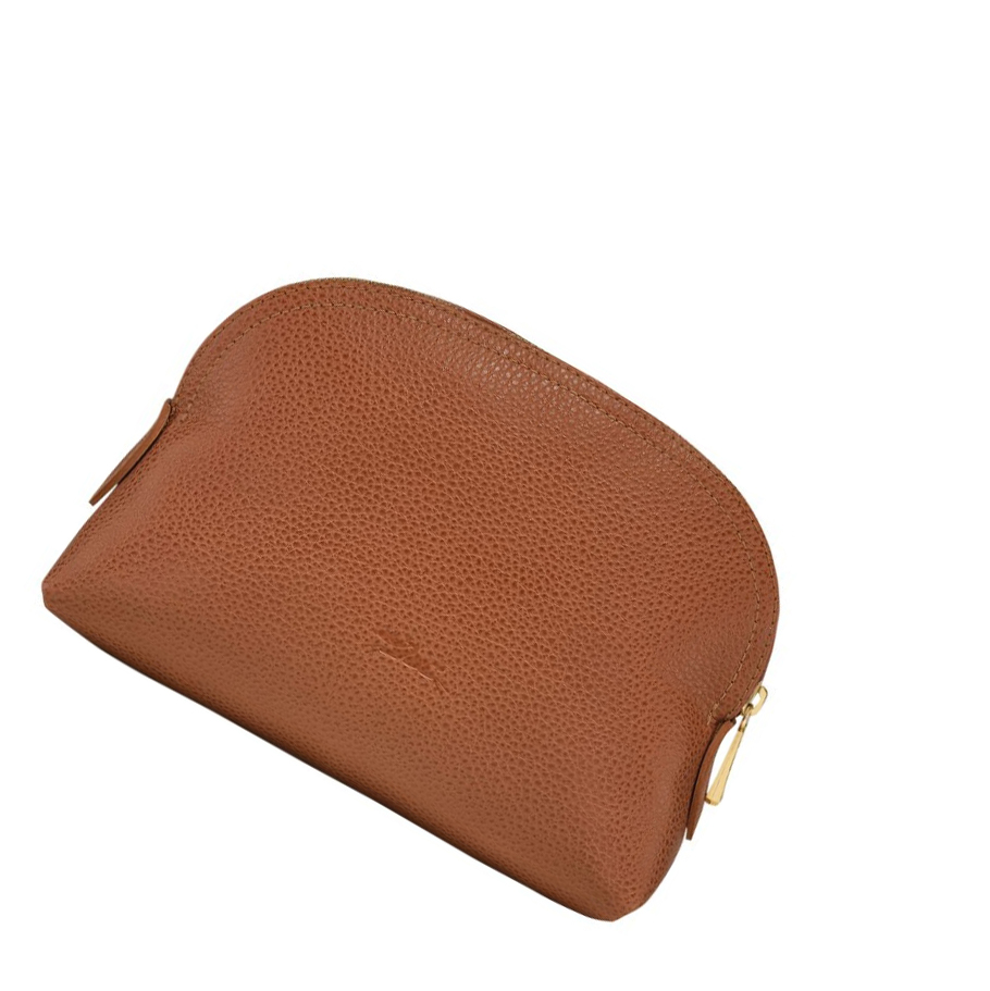 Longchamp Le Foulonné Pouches Dame Brune | NO-NU9375