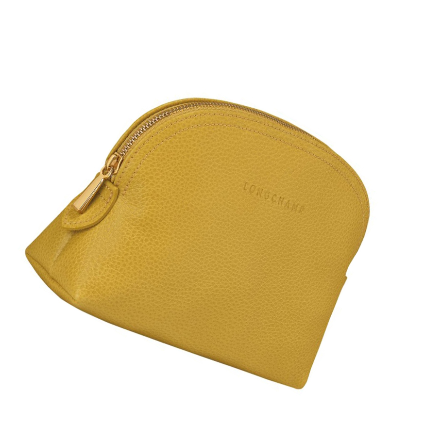 Longchamp Le Foulonné Pouches Dame Gul | NO-IC9817