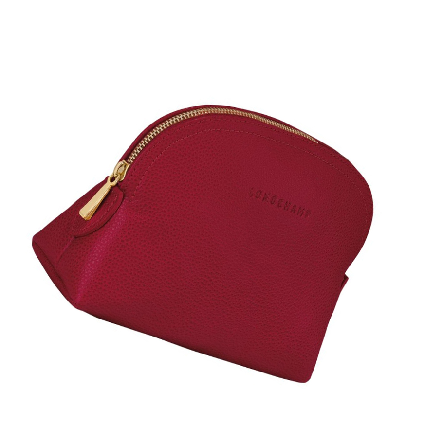 Longchamp Le Foulonné Pouches Dame Rød | NO-FD4792