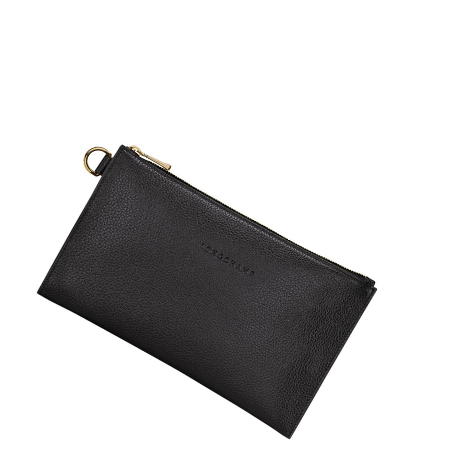 Longchamp Le Foulonné Pouches Dame Svarte | NO-IR4896