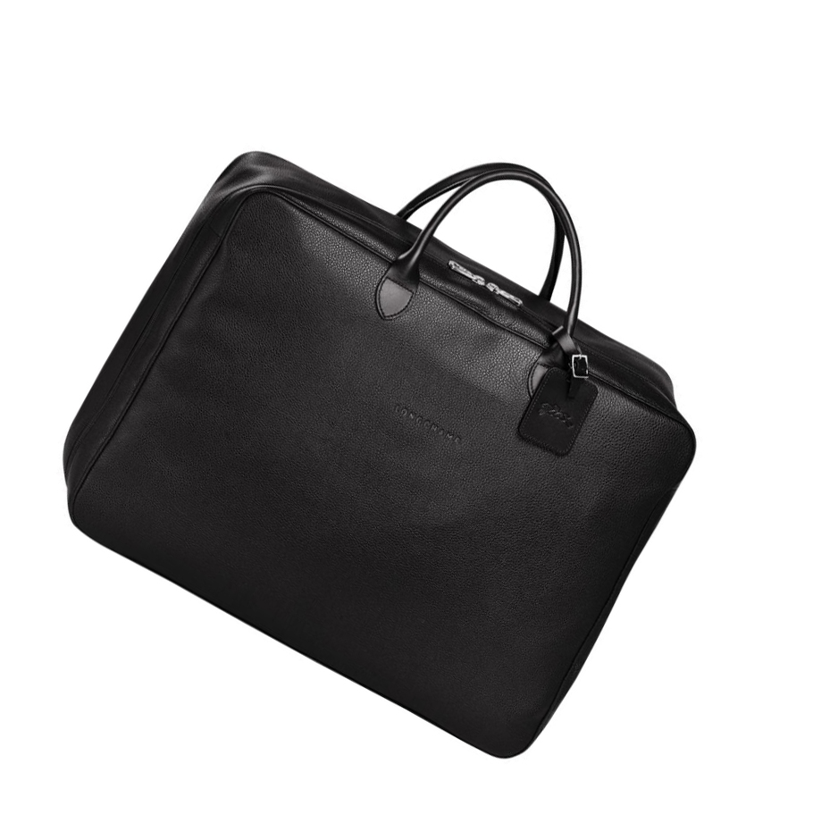 Longchamp Le Foulonné Reiseveske Dame Svarte | NO-WC2068