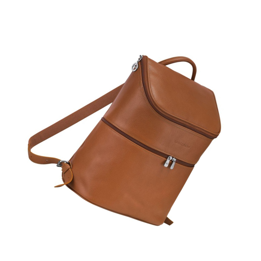 Longchamp Le Foulonné Ryggsekk Dame Brune | NO-CT3971