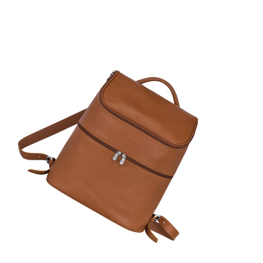 Longchamp Le Foulonné Ryggsekk Dame Brune | NO-CT3971