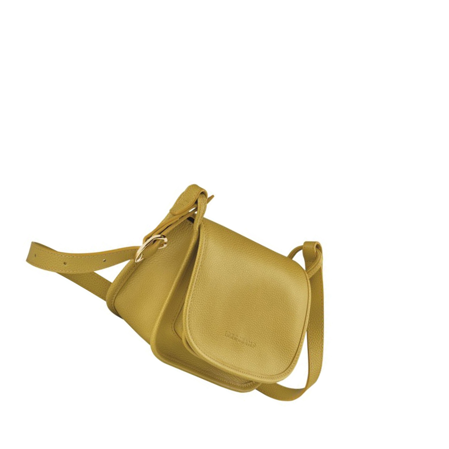 Longchamp Le Foulonné S Crossbody Veske Dame Gul | NO-AI2693