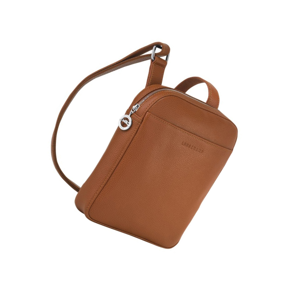 Longchamp Le Foulonné S Crossbody Veske Herre Brune | NO-DH9785