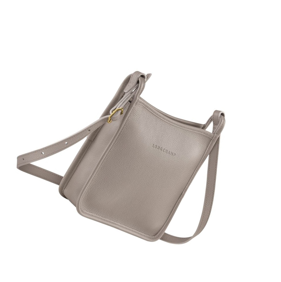 Longchamp Le Foulonné S Crossbody Veske Dame Grå | NO-UA0849