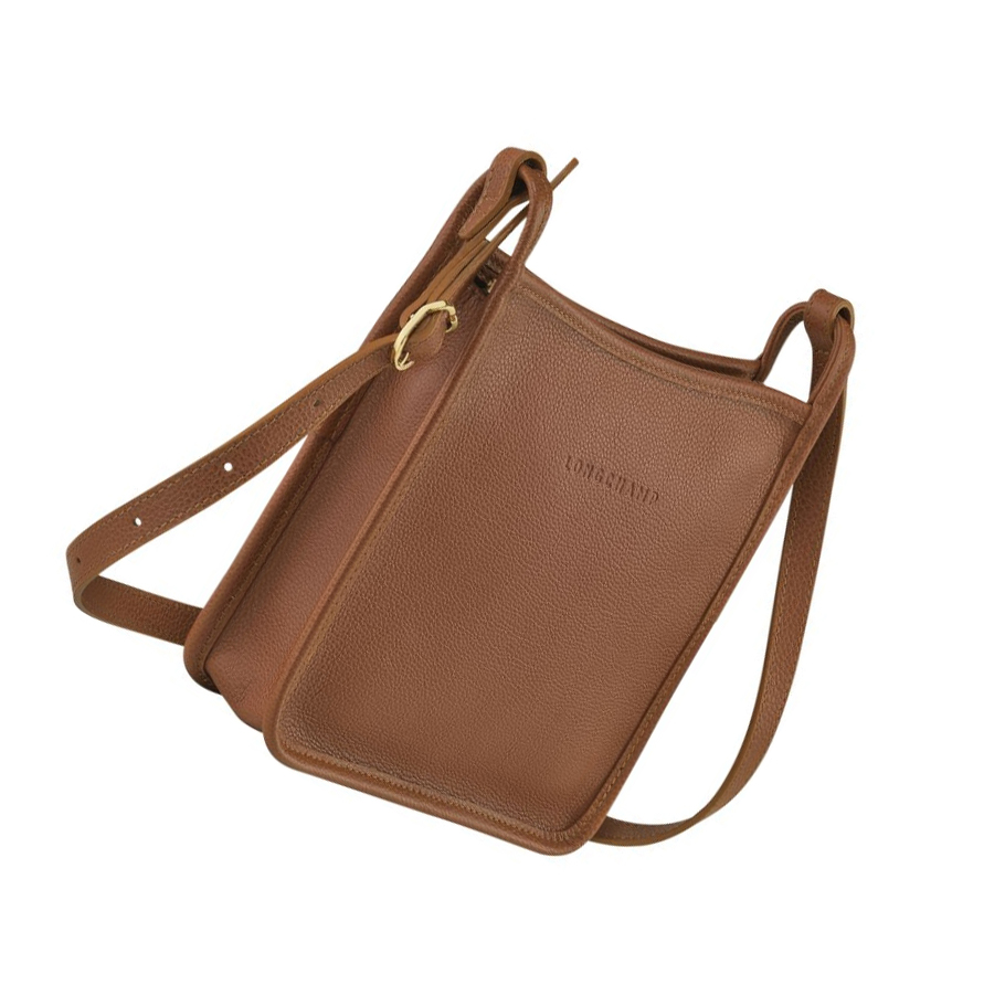 Longchamp Le Foulonné S Crossbody Veske Dame Brune | NO-ZL6459