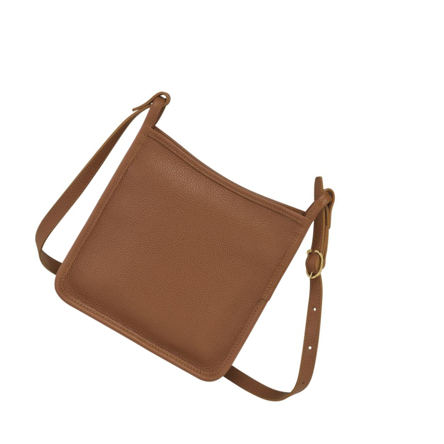 Longchamp Le Foulonné S Crossbody Veske Dame Brune | NO-ZL6459